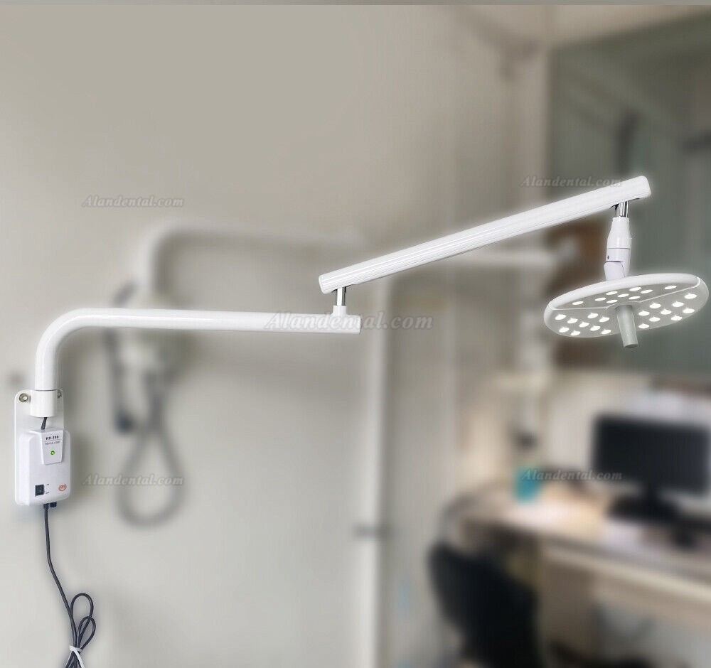 KWS KD-2018B-1 36W Dental LED Shadowless Lamp Wall-Mounted Surgical Light CE